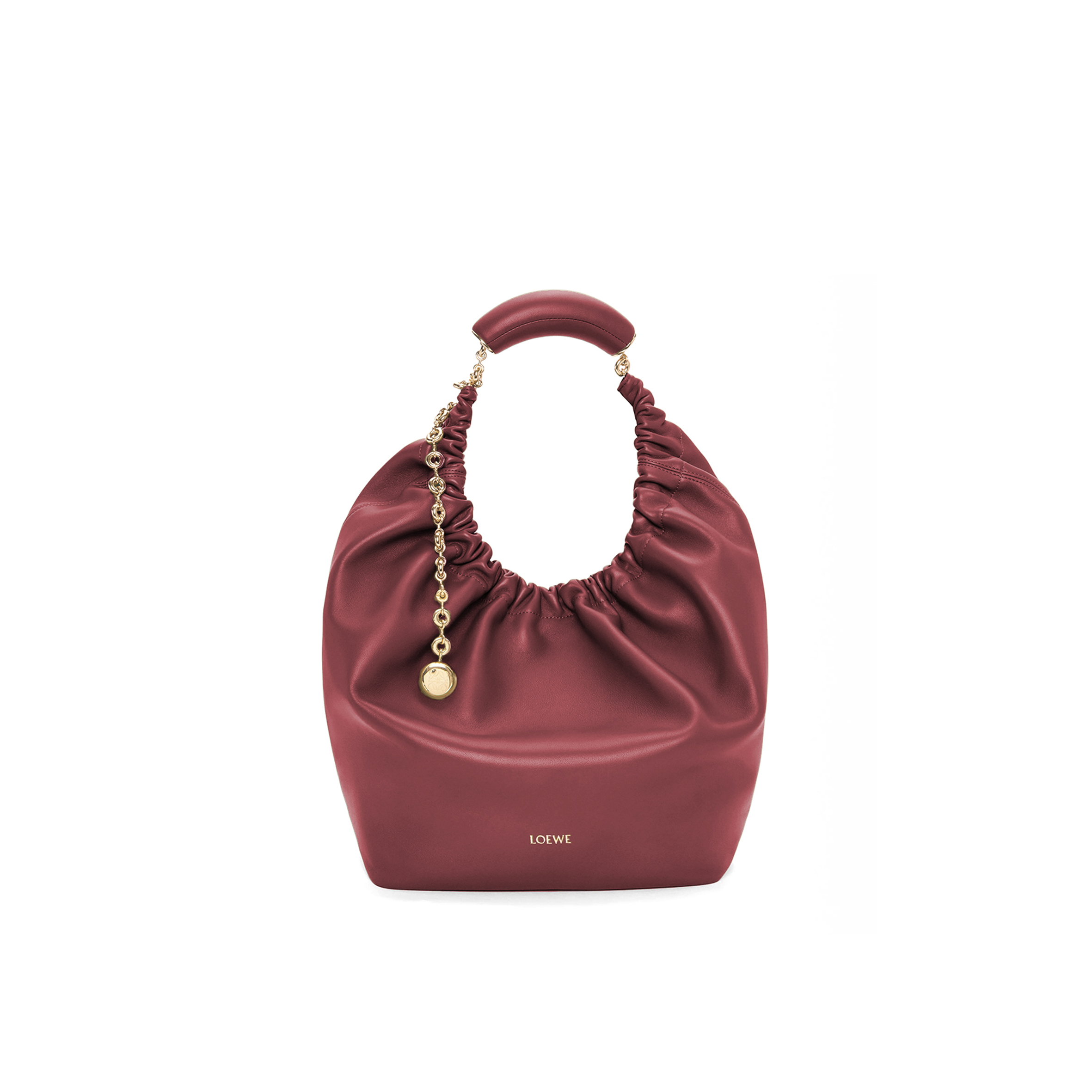 LOEWE MEDIUM SOFT NAPPA SHEEP LEATHER SQUEEZE BAG A914Q37X01-2100 (34*33*13.5cm)